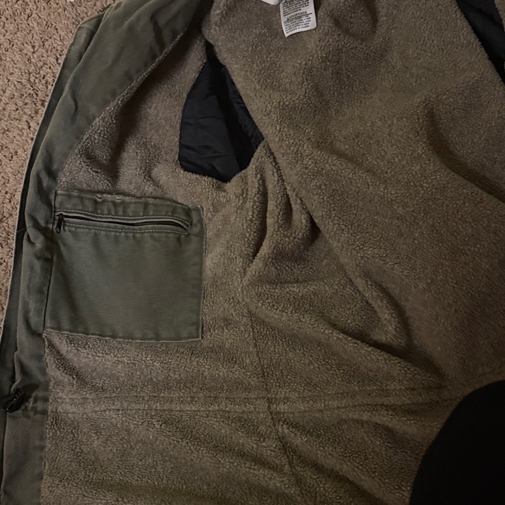 Carhartt Men's Army Green Field Jacket - Picture 6 of 8